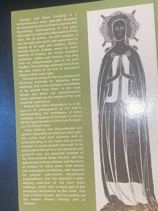 BRASSES AND BRASS RUBBING BY CLARE GITTINGS