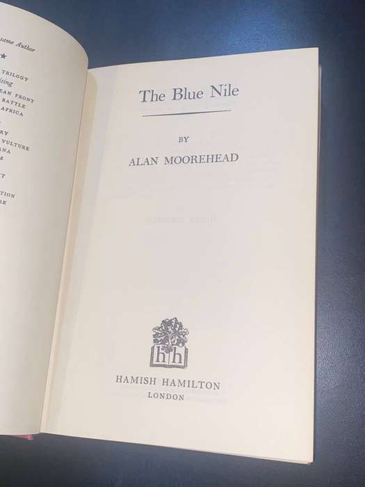 THE BLUE NILE BY ALAN MOOREHEAD 1ST EDITION