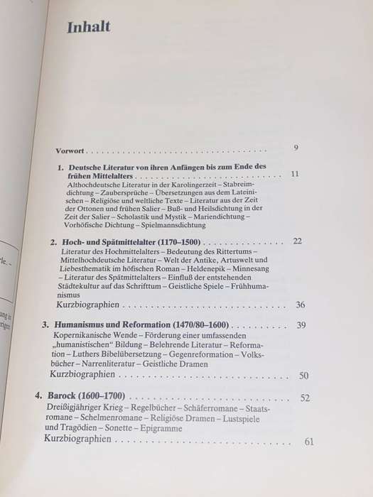 DEUTSCHE LITERATUR IN EPOCHEN - BARBARA BAUMANN - BIRGITTA OBERLE