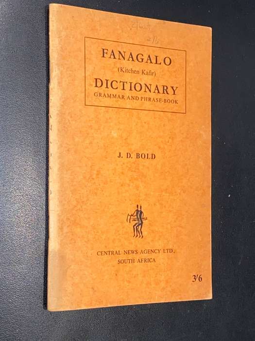 FANAGALO DICTIONARY BY J.D. BOLD