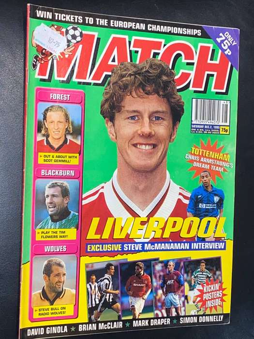 MATCH FOOTBALL MAGAZINE SAT DEC 2, 1995