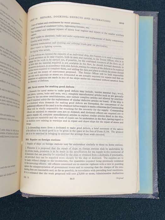 THE QUEEN'S REGULATIONS FOR THE ROYAL NAVY 1967 REVISED EDITION B.R. 31