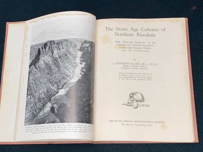 THE STONE AGE CULTURES OF NORTHERN RHODESIA BY J. DESMOND CLARK
