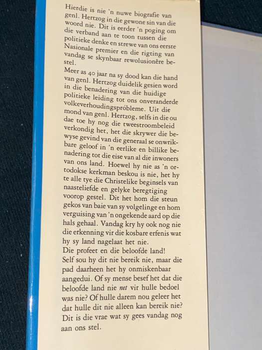 GENERAAL HERTZOG 50 JAAR DAARNA DEUR PIET MEIRING