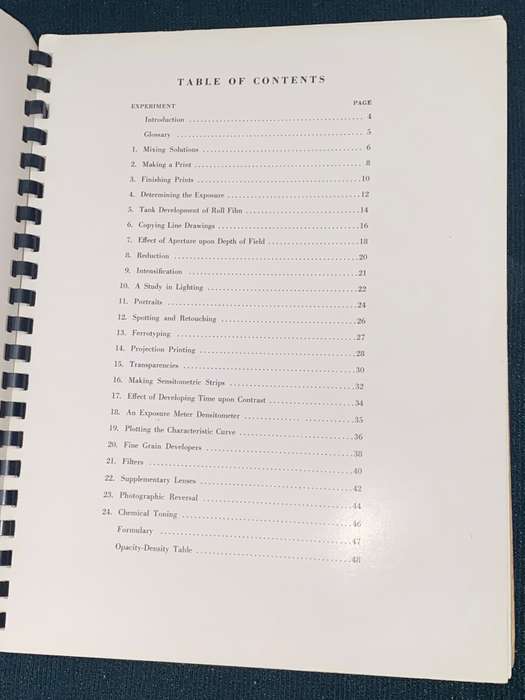 DARKROOM HANDBOOK TWENTY-FOUR ACTUAL EXPERIMENTS FOR BEGINNERS KATHERINE CHAMBERLAIN