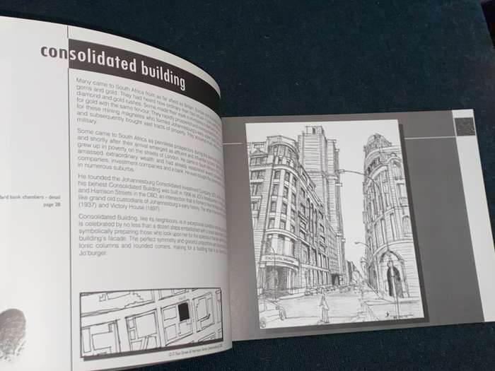 GOLD IN GRAPHITE JOZI SKETCHBOOK