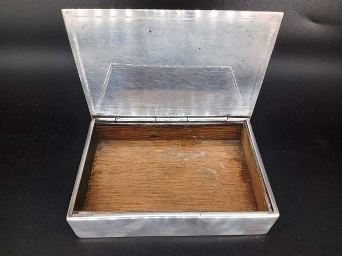Vintage! Charming Solid Silver and Gold? Cigarette Case / Trinket Box