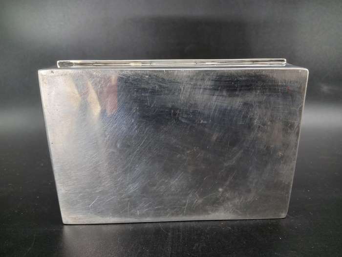 Vintage! Charming Solid Silver and Gold? Cigarette Case / Trinket Box