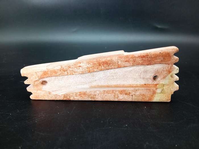 Vintage! Jerusalem -  Judaica - Stone - Mezuzah Case (Without Parchment)