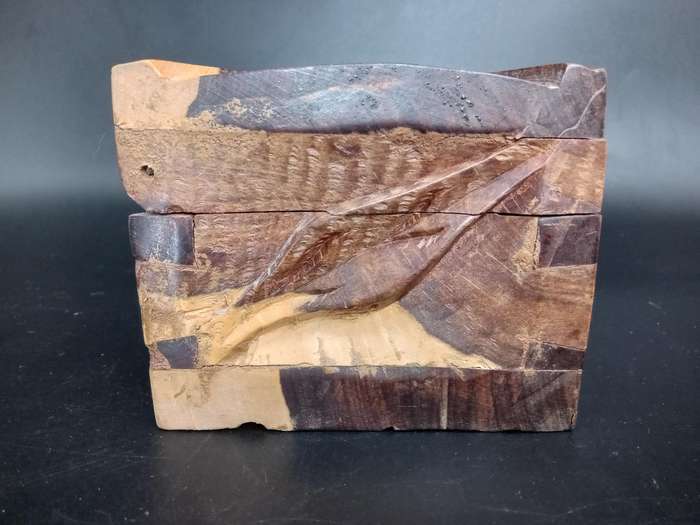 Vintage!  Wooden Hand Made Jewelry Box Floral Themed