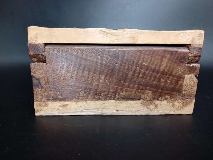 Vintage!  Wooden Hand Made Jewelry Box Floral Themed
