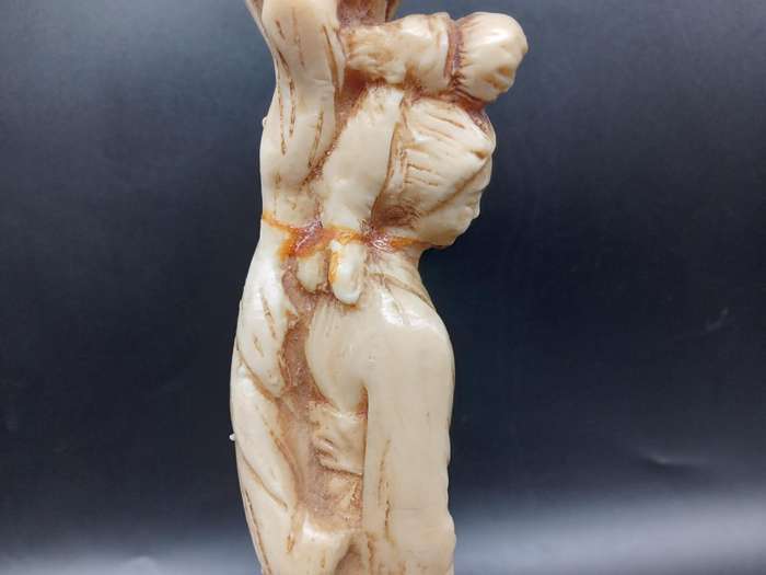 Vintage! Oriental - Geisha Girl - Figural Candle Holder (Repaired)