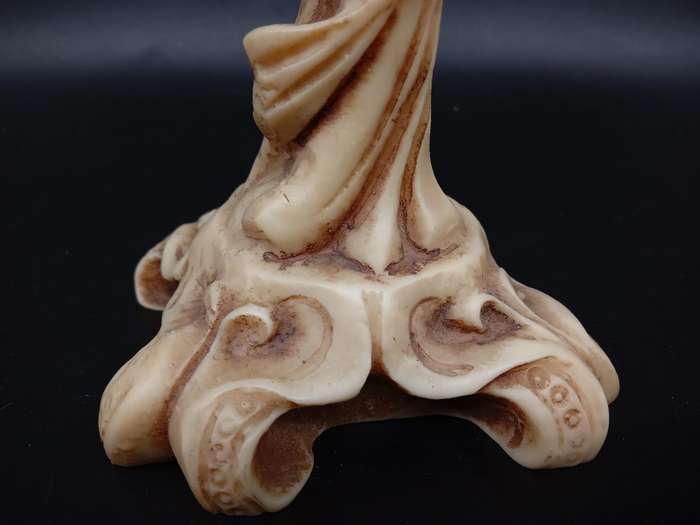 Vintage! Oriental - Geisha Girl - Figural Candle Holder (Repaired)