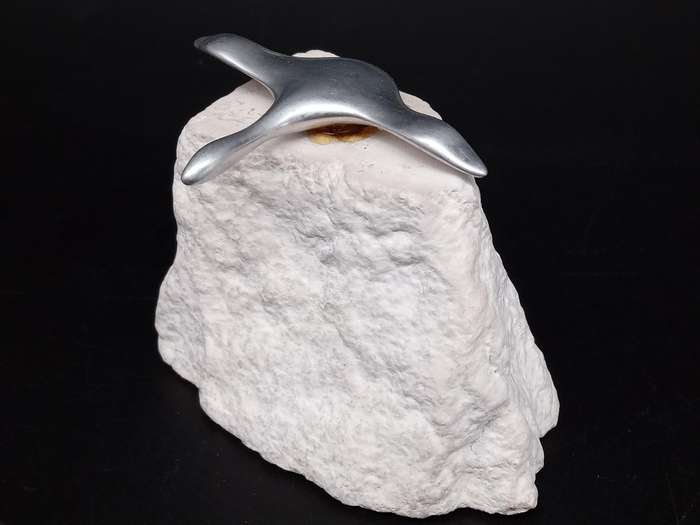 Vintage! 1990s Hoselton Aluminum Bird Sculpture