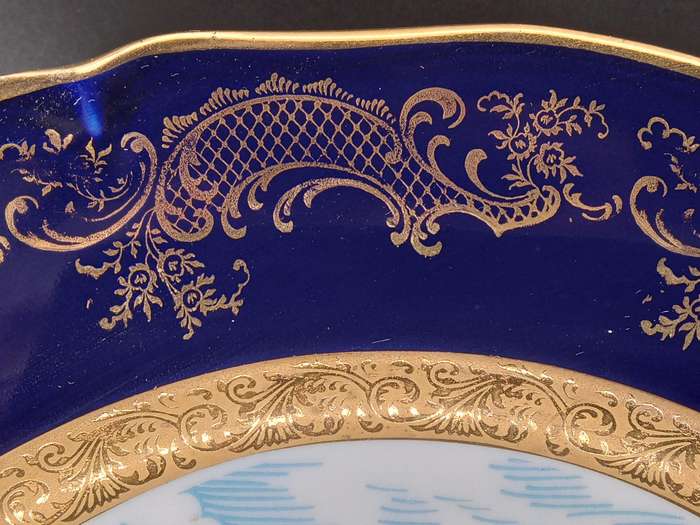 Vintage! French - Decorative Plate - Limoges France - Chartres Cathedral