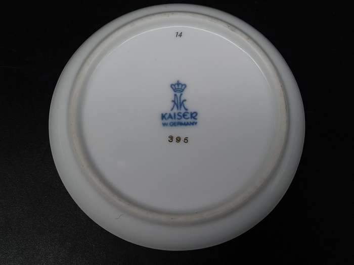 Vintage! W Germany - AK Kaiser - Porcelain - Coaster / Small Plate / Trinket Dish - Fox Hunting
