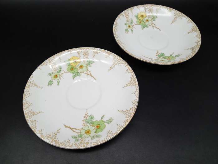 Vintage! England - Royal Standard- Floral Design - Pair of Saucers