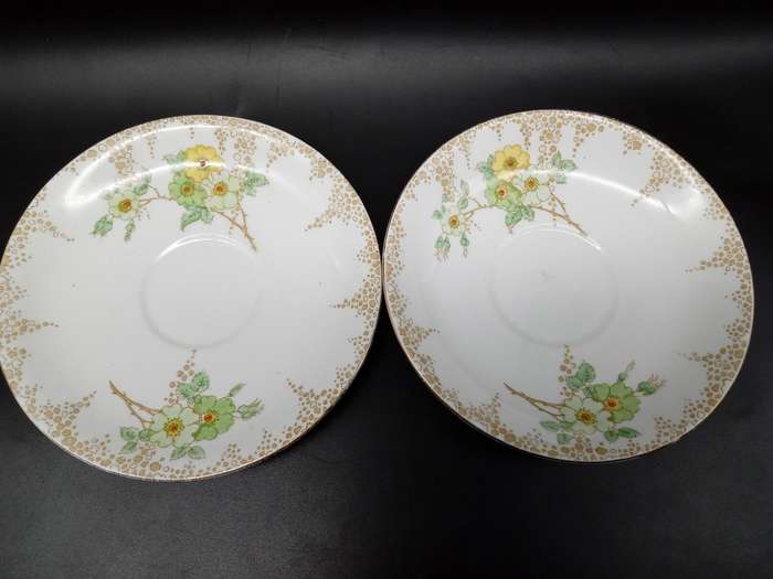 Vintage! England - Royal Standard- Floral Design - Pair of Saucers