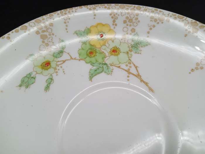Vintage! England - Royal Standard- Floral Design - Pair of Saucers
