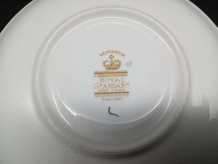 Vintage! England - Royal Standard- Floral Design - Pair of Saucers