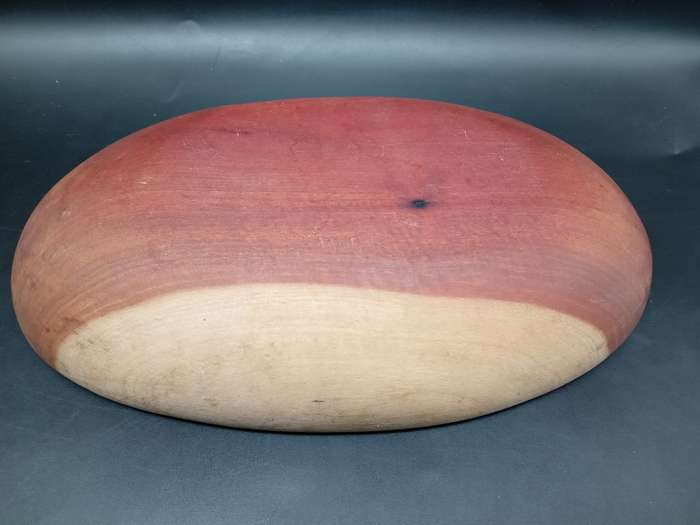 Vintage! Oval Shaped  Wooden Serving Bowl 25cm