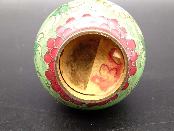 Vintage! Chinese - Cloisonné - Double Gourd - Snuff Bottle