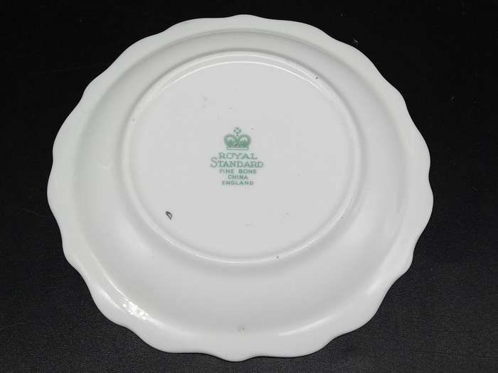 Antique! England - ROYAL Standard - Small Decorative Plate with Dog & Bird