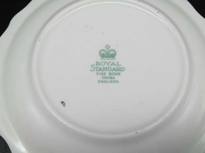 Antique! England - ROYAL Standard - Small Decorative Plate with Dog & Bird