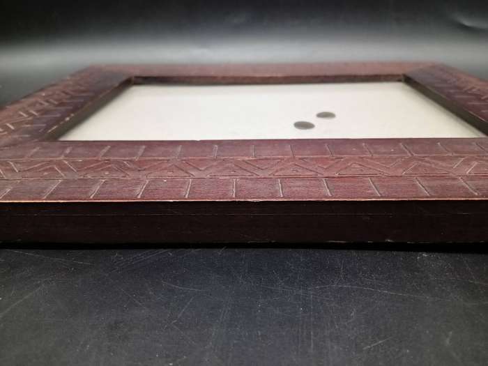 Vintage! Wooden - Geometric - Tribal -  Desktop Photo Frame