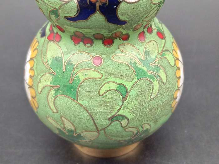 Vintage! Chinese - Cloisonné - Double Gourd - Snuff Bottle