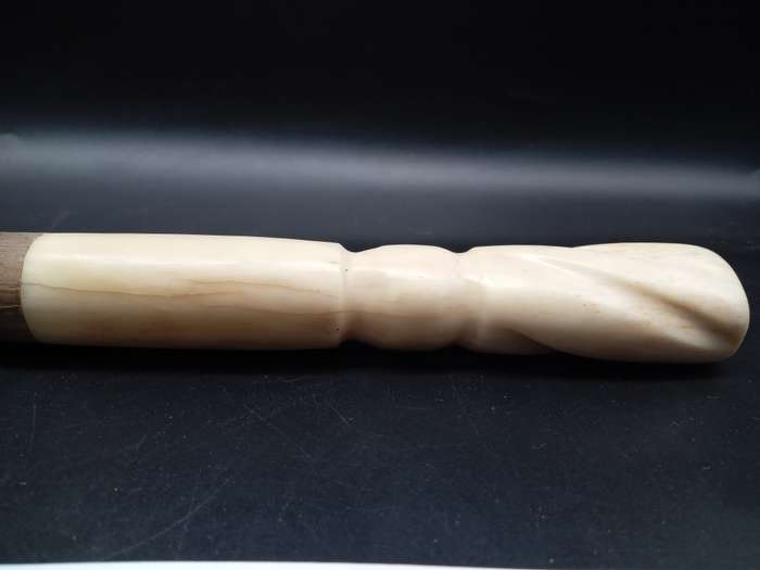 Vintage Wood Ivory Handle Spoon