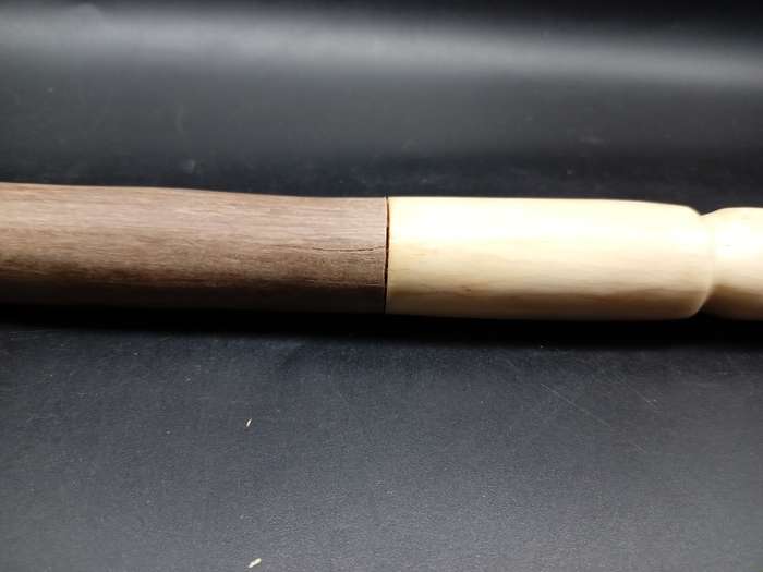 Vintage Wood Ivory Handle Spoon