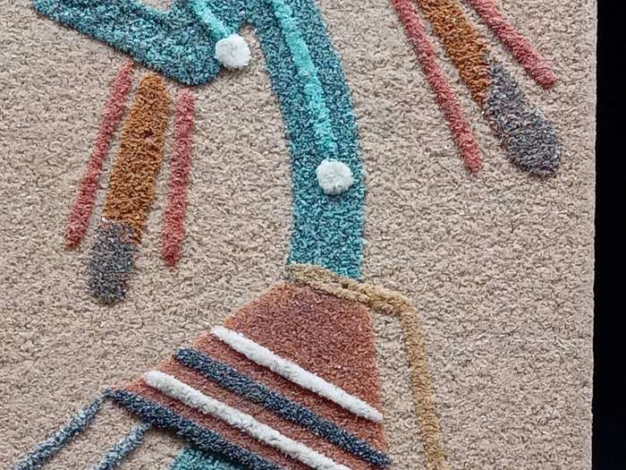 Vintage! Pair Of Signed Navajo Sand Art Paintings