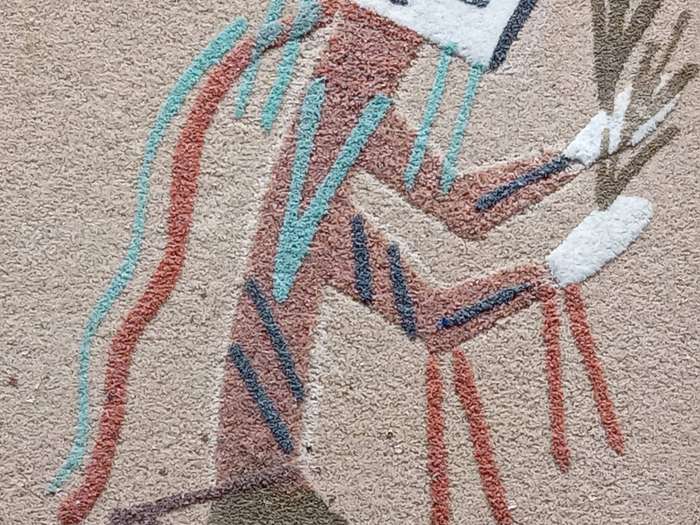 Vintage! Pair Of Signed Navajo Sand Art Paintings