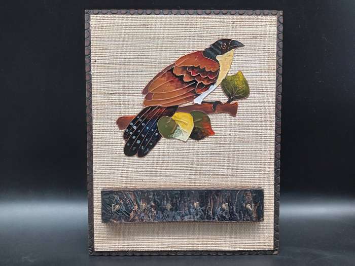 Vintage! Handmade African Cloisonne Art Key Holder