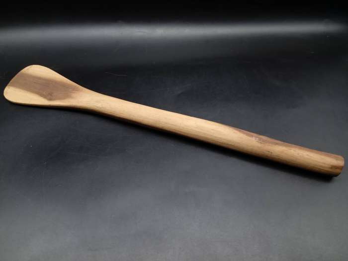 Vintage! Wooden Hand Carved Spatula Spoons / Salad Set