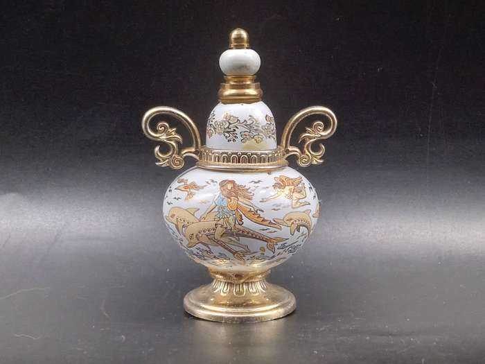 Vintage! - Greece - Pallini Attiki -  Hand Made - Venus Type  - Perfume Bottle (Empty)