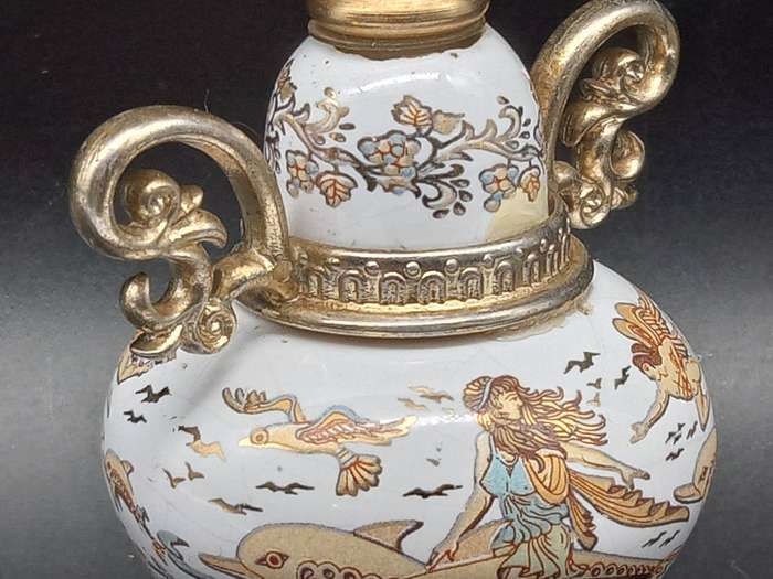 Vintage! - Greece - Pallini Attiki -  Hand Made - Venus Type  - Perfume Bottle (Empty)