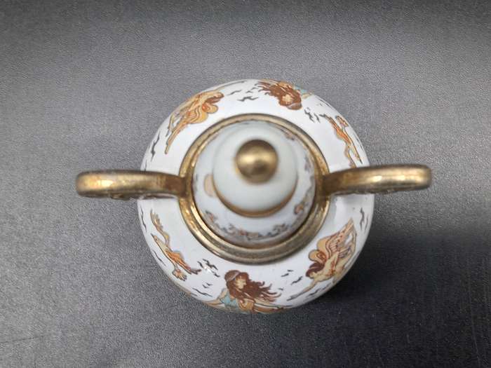 Vintage! - Greece - Pallini Attiki -  Hand Made - Venus Type  - Perfume Bottle (Empty)