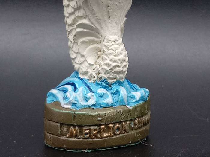 Vintage! Singapore - Souvenir - Merlion - Lion - Resin Statue