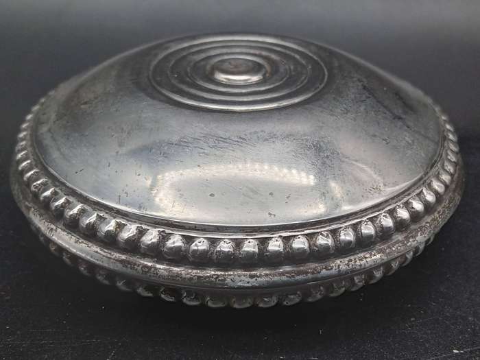 Vintage! Judaica - Silver Plated Brass - Traveling Shabbat Candle Holders