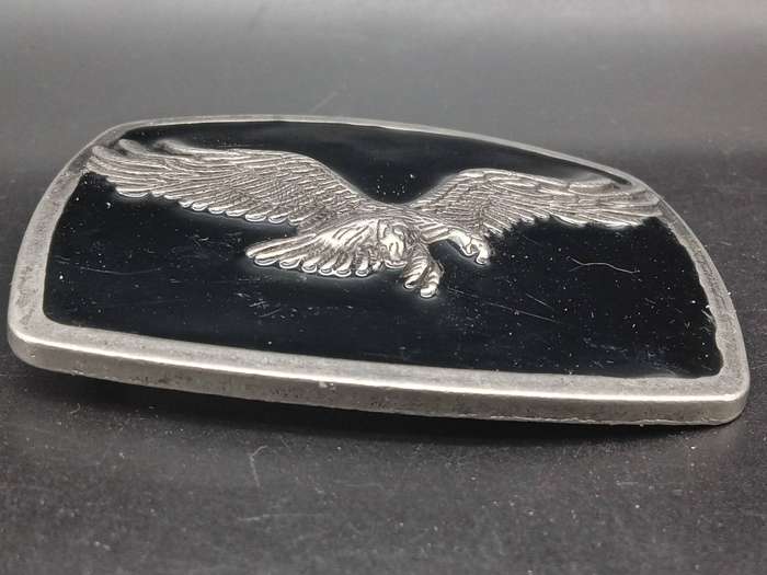 Vintage! Set of 2 - His and Hers - Belt Buckles - Eagle and Scroll