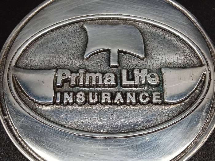 Vintage! Silver Smiths - Silver Plated - Prima Life Insurance - Coaster