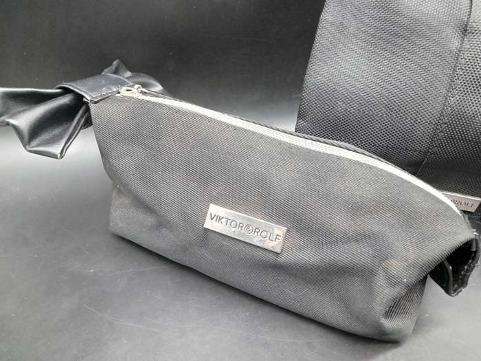Viktor & Rolf - Black - Set of Fold-over Wristlet and Travel Bag