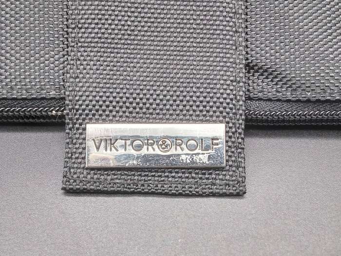 Viktor & Rolf - Black - Set of Fold-over Wristlet and Travel Bag