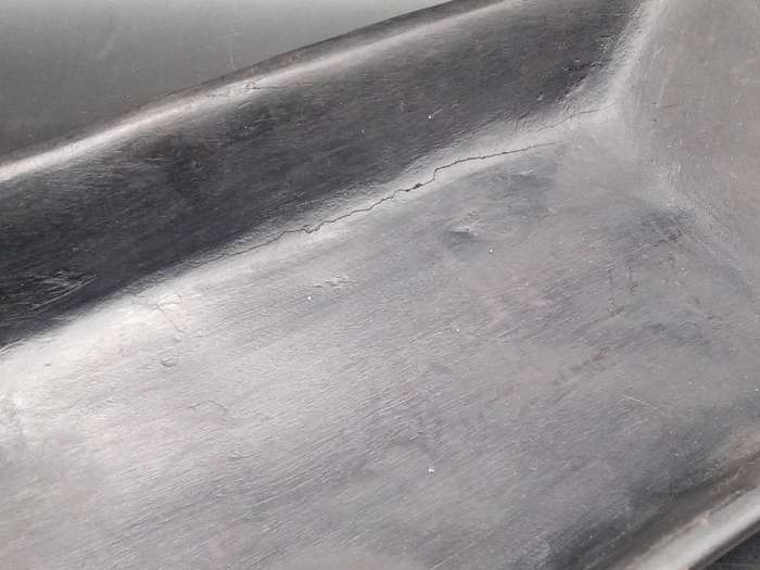 Vintage!  African Wooden Bowl, Black Trough, Serving Tray.