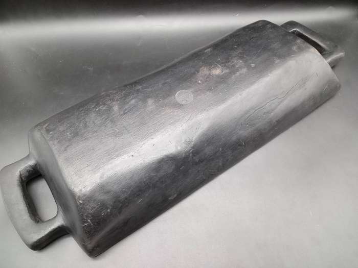 Vintage!  African Wooden Bowl, Black Trough, Serving Tray.