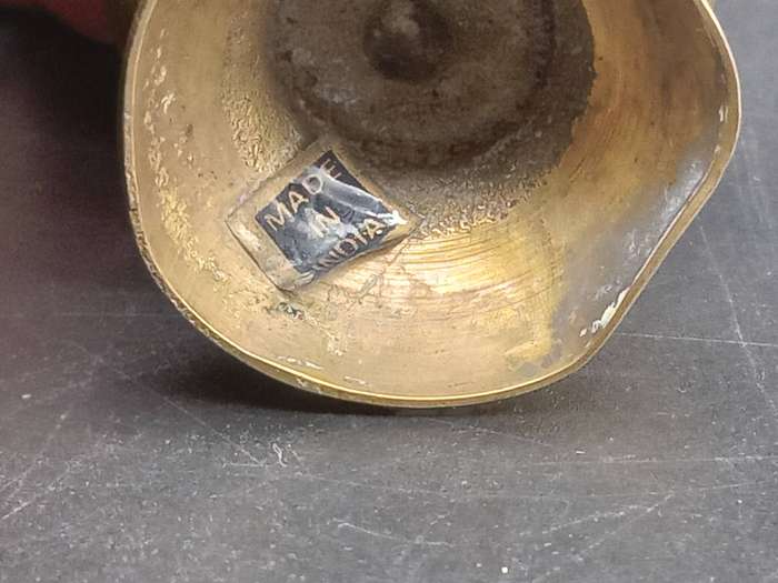 Vintage! Miniature Ornate Brass Sprinkler Rose Water Bottle.