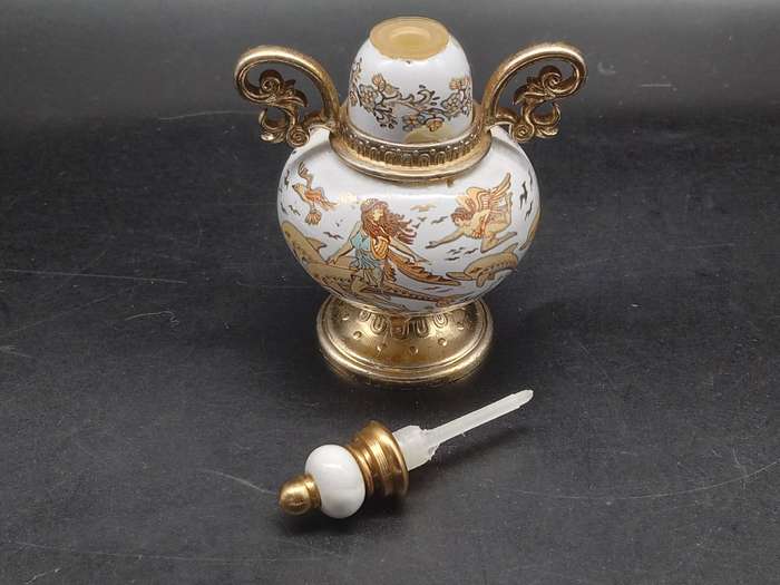 Vintage! - Greece - Pallini Attiki -  Hand Made - Venus Type  - Perfume Bottle (Empty)