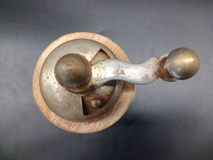 Vintage! Italy - Carved Alabaster - Pepper Grinder